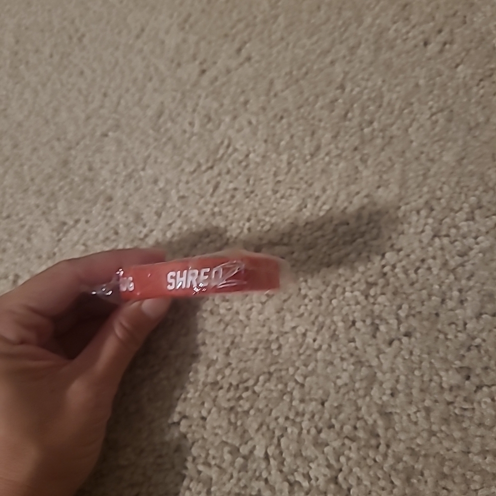 Shredz Working Out Is My Drug Red SHRED Bracelet